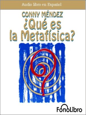cover image of Que es la Metafísica